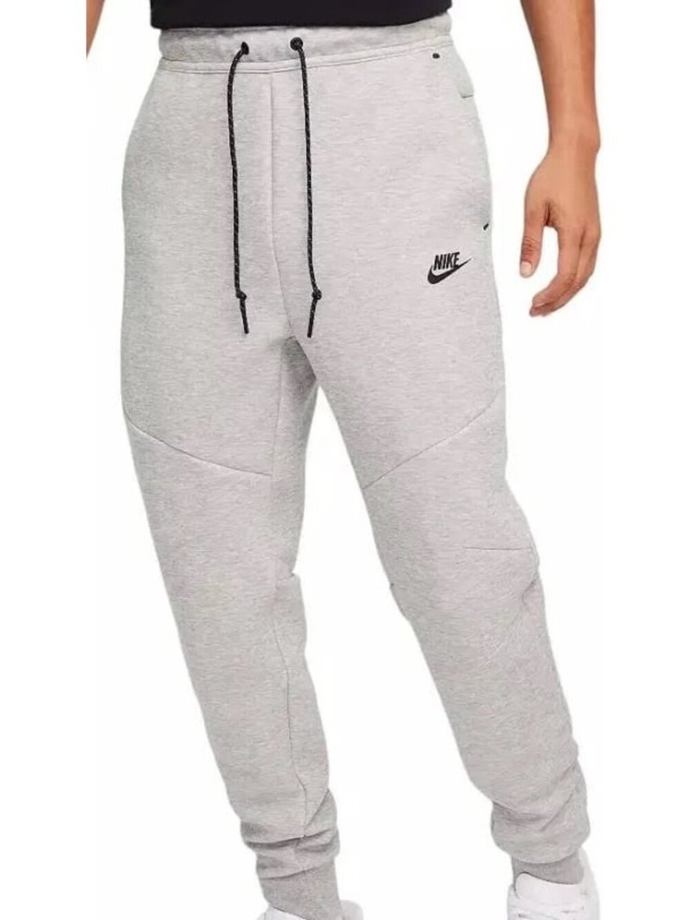 Nike Men's Tech Fleece Joggers Dark Grey Heather Black HV0959-063 Medium NEW NWT